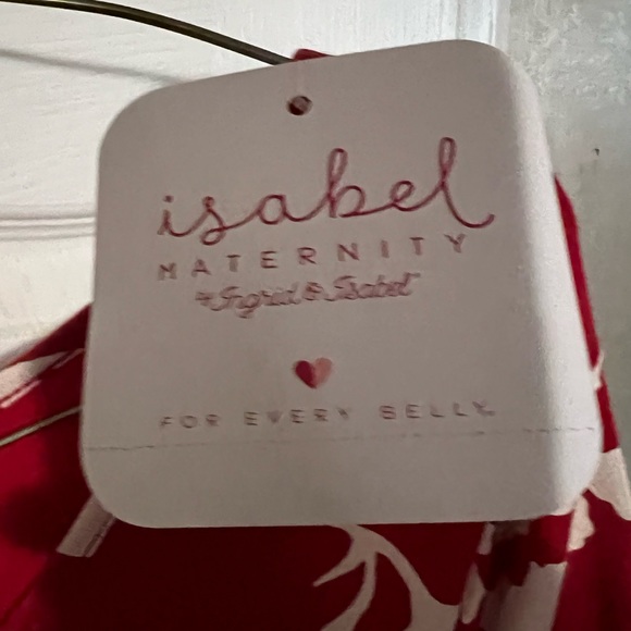 COPY - Isabel maternity red fitted dress - Picture 4 of 6